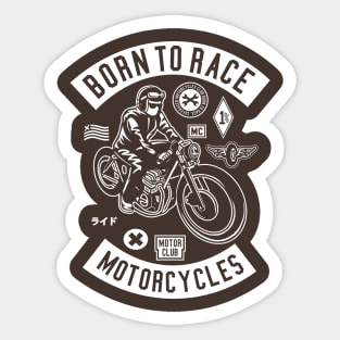 Motorcycle Racing Club Sticker